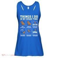 Things I Do In My Spare Time Capybara Funny Rodent Ladies Essential Flowy Tank thumb 0