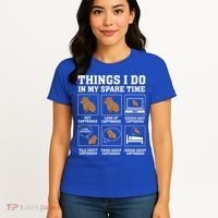 Things I Do In My Spare Time Capybara Funny Rodent Women's T-Shirt thumb 4