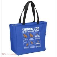 Things I Do In My Spare Time Capybara Funny Rodent Tote Bag thumb 2
