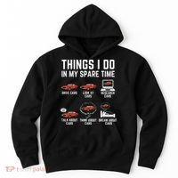 Things I Do In My Spare Time Funny Car Enthusiast Car Lover Hoodie thumb 0