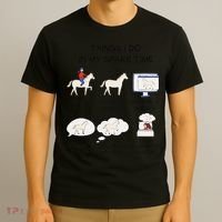 Things I Do In My Spare Time Horse Lover T-Shirt thumb 3