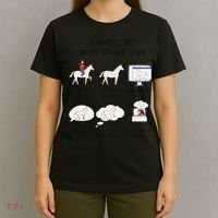 Things I Do In My Spare Time Horse Lover T-Shirt thumb 4
