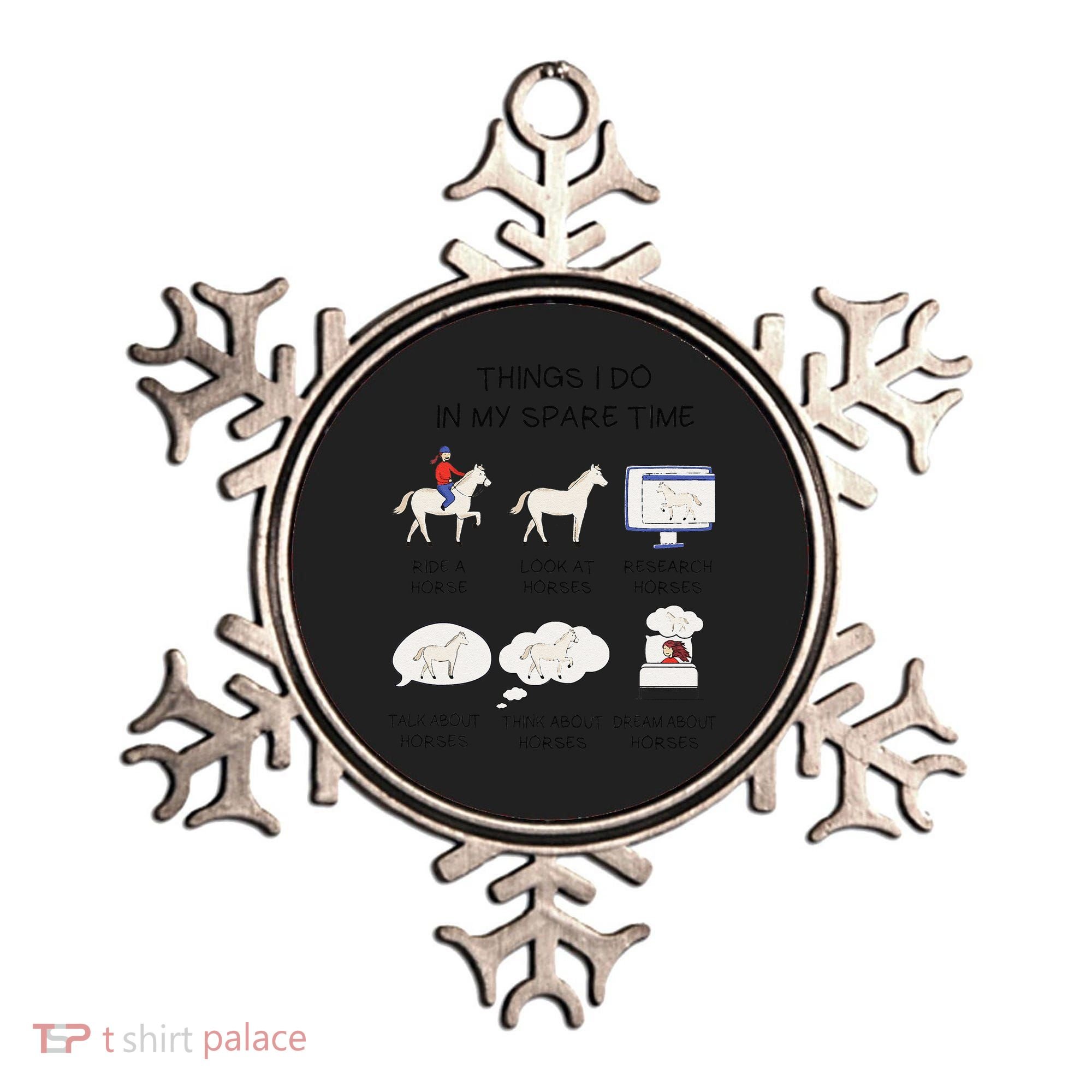 Things I Do In My Spare Time Horse Lover Ornament