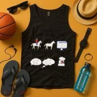 Things I Do In My Spare Time Horse Lover Tank Top thumb 4