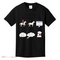 Things I Do In My Spare Time Horse Lover Kids T-Shirt thumb 0