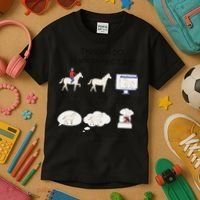 Things I Do In My Spare Time Horse Lover Kids T-Shirt thumb 3