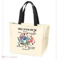 Thing I Do In My Spare Time Crochet Funny Crocheting Great Gift Tote Bag thumb 3