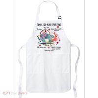 Thing I Do In My Spare Time Crochet Funny Crocheting Great Gift Apron thumb 0