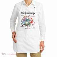 Thing I Do In My Spare Time Crochet Funny Crocheting Great Gift Apron thumb 2