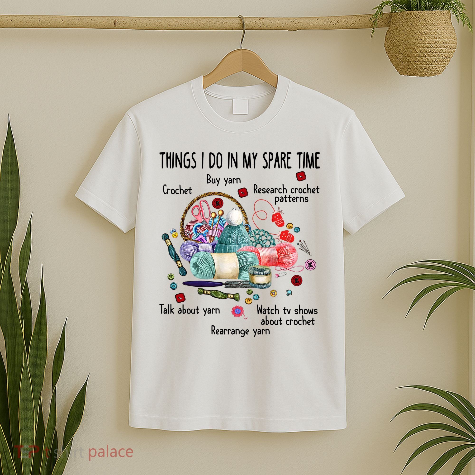 Thing I Do In My Spare Time Crochet Funny Crocheting Great Gift T-Shirt