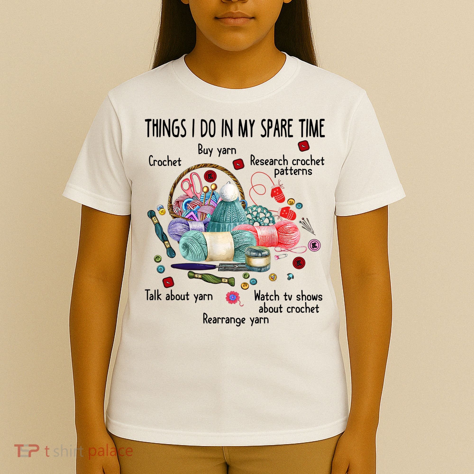Thing I Do In My Spare Time Crochet Funny Crocheting Great Gift T-Shirt