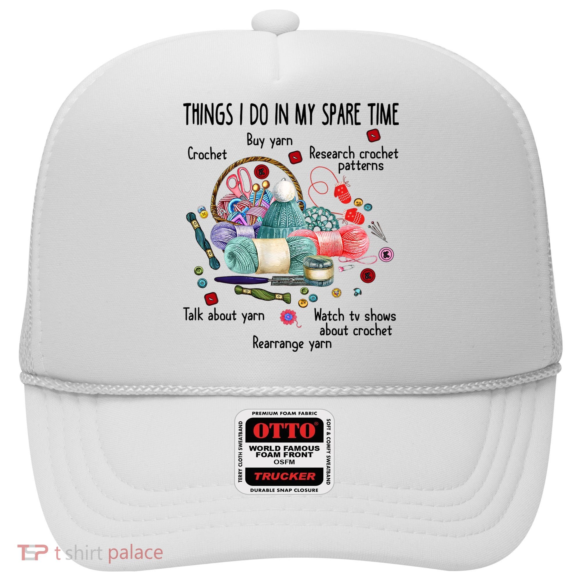 Thing I Do In My Spare Time Crochet Funny Crocheting Great Gift Hat