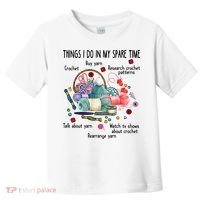 Thing I Do In My Spare Time Crochet Funny Crocheting Great Gift Toddler T-Shirt thumb 0