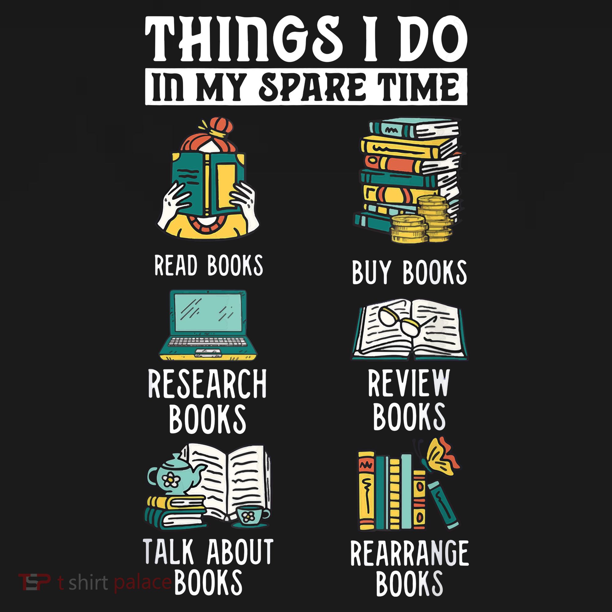 Things I Do In My Spare Time Read Books Funny Books Lover Ornament