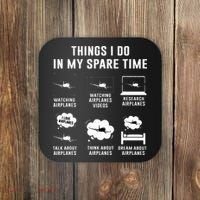 Things I do in my spare time Airplane Gift Coaster thumb 0