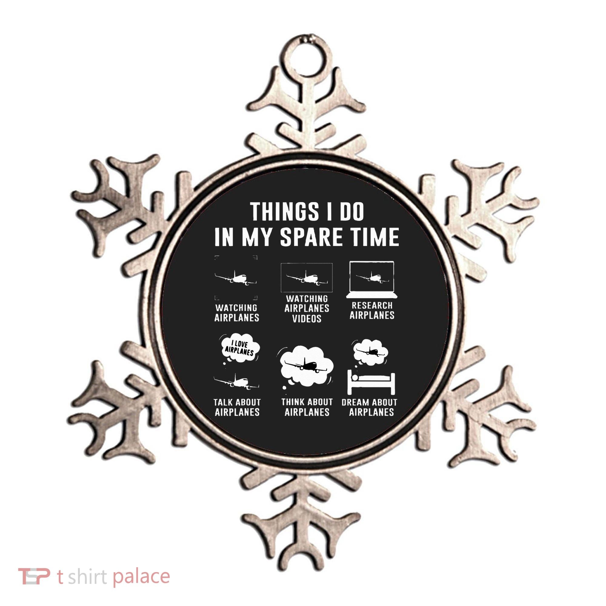 Things I do in my spare time Airplane Gift Ornament