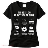 Things I do in my spare time Airplane Gift Women's T-Shirt thumb 0