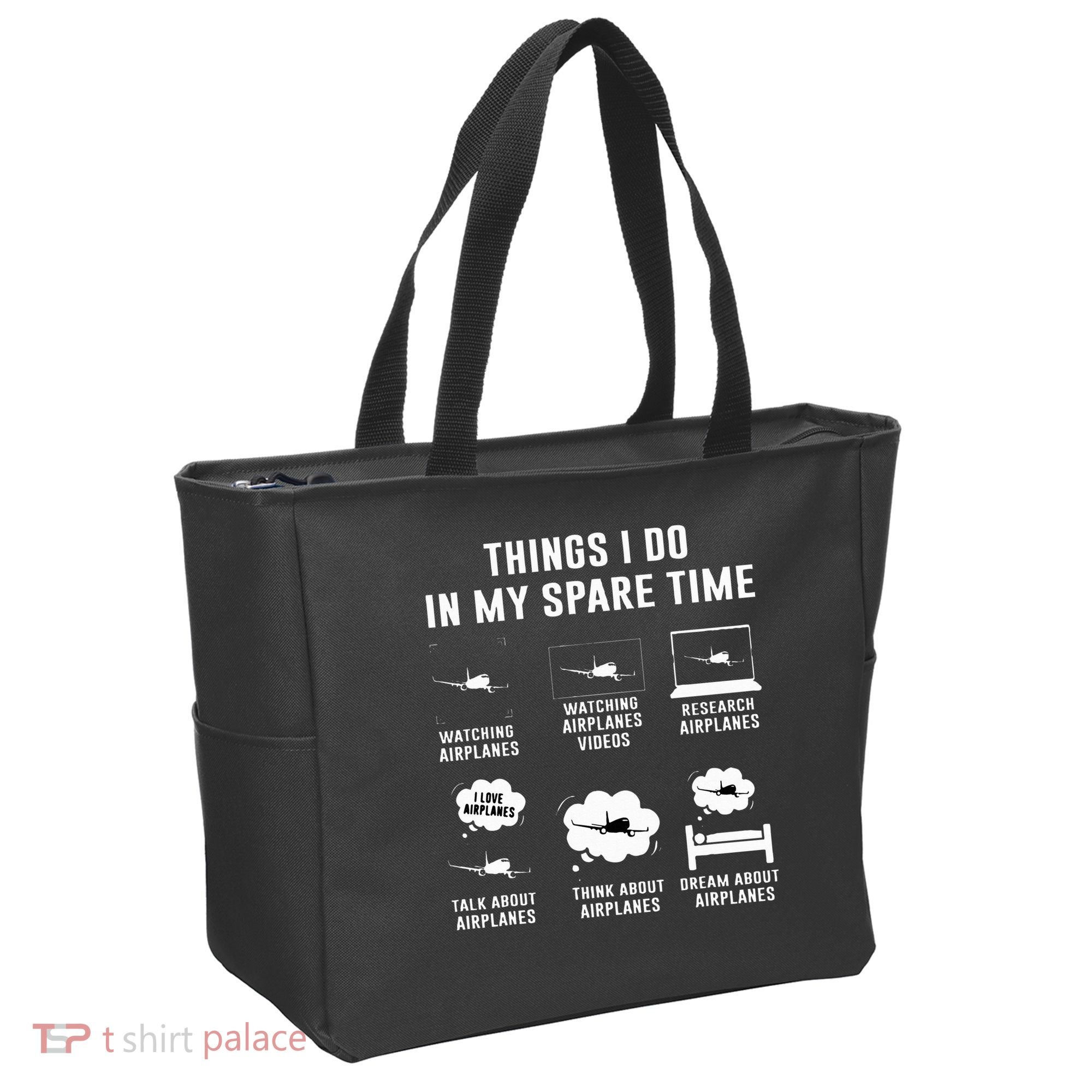Things I do in my spare time Airplane Gift Tote Bag