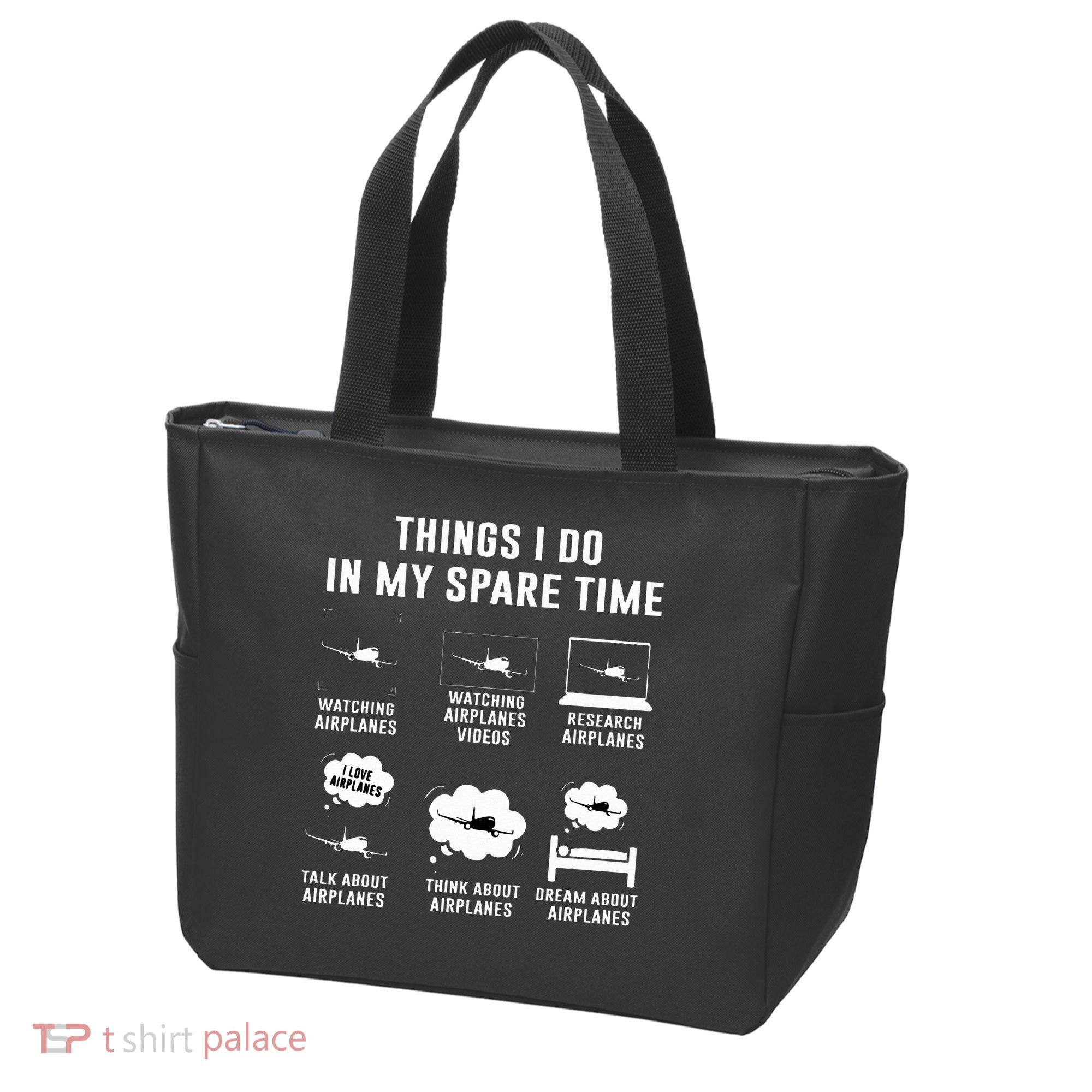 Things I do in my spare time Airplane Gift Tote Bag