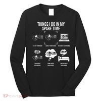 Things I Do In My Spare Time Ham Radio Operator Long Sleeve Shirt thumb 0