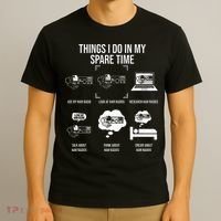 Things I Do In My Spare Time Ham Radio Operator T-Shirt thumb 3