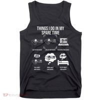 Things I Do In My Spare Time Ham Radio Operator Tank Top thumb 0