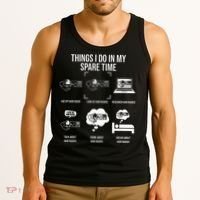 Things I Do In My Spare Time Ham Radio Operator Tank Top thumb 3