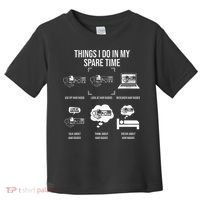 Things I Do In My Spare Time Ham Radio Operator Toddler T-Shirt thumb 0