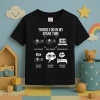 Things I Do In My Spare Time Ham Radio Operator Toddler T-Shirt thumb 3