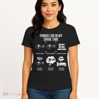 Things I Do In My Spare Time Ham Radio Operator Women's T-Shirt thumb 4