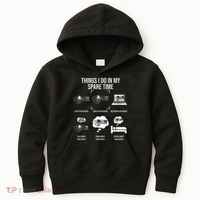 Things I Do In My Spare Time Ham Radio Operator Kids Hoodie