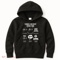 Things I Do In My Spare Time Ham Radio Operator Kids Hoodie thumb 0