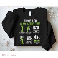 Things I Do In My Spare Time Golf Player Cool Golfing Golfer Sweatshirt thumb 2