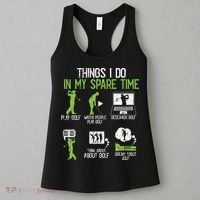Things I Do In My Spare Time Golf Player Cool Golfing Golfer Women's Tank Top thumb 3