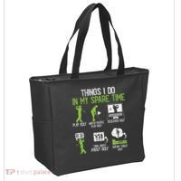 Things I Do In My Spare Time Golf Player Cool Golfing Golfer Tote Bag thumb 2
