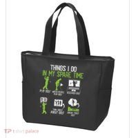 Things I Do In My Spare Time Golf Player Cool Golfing Golfer Tote Bag thumb 3