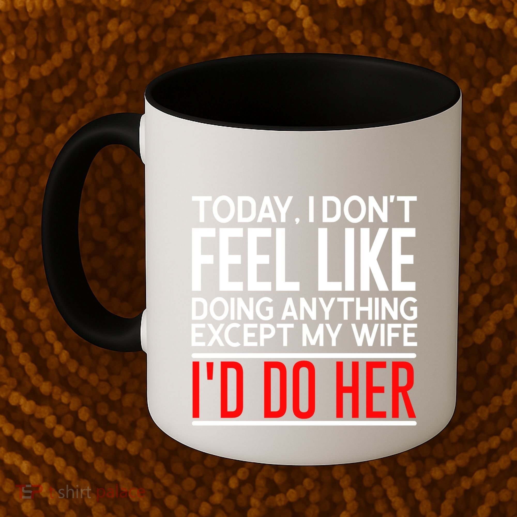 Today I Don't Feel Like Doing Anything Except My Wife I'd Do Her Gift Coffee Mug