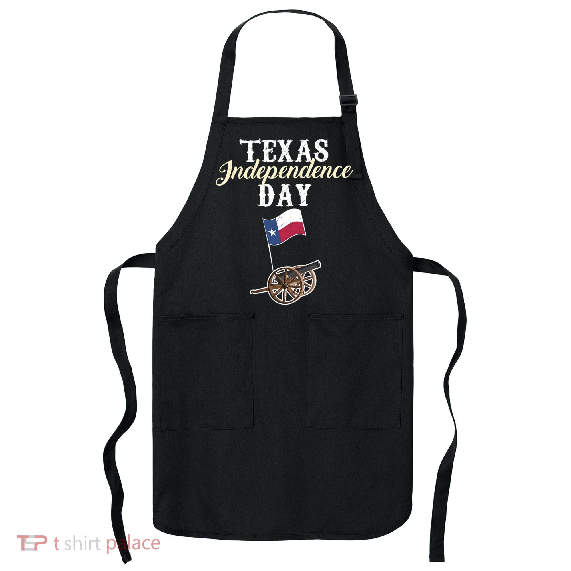 Texas Independence Day Historical State Apron