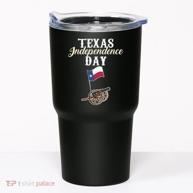 Texas Independence Day Historical State Tumbler
