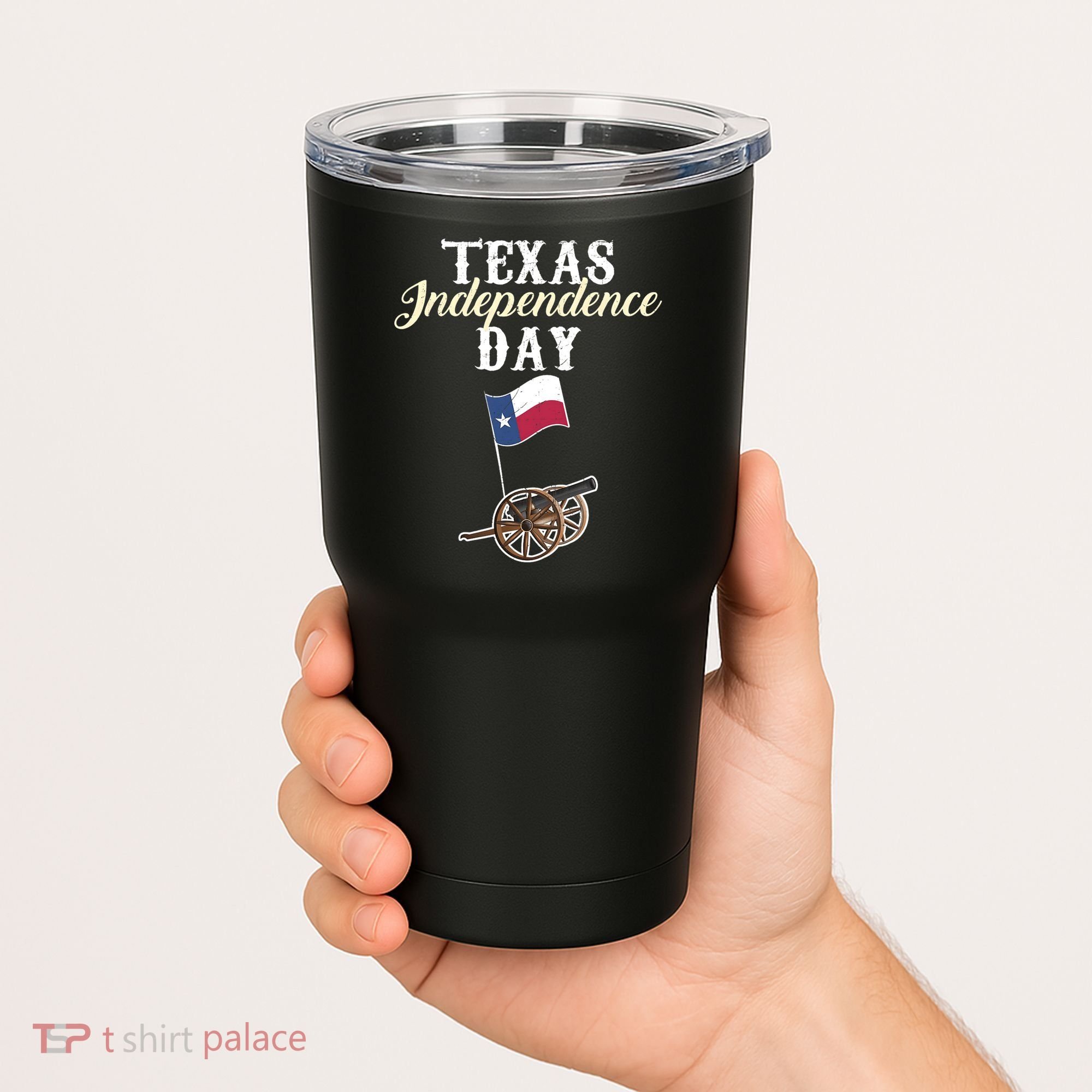 Texas Independence Day Historical State Tumbler