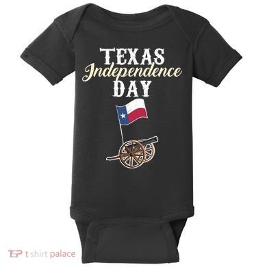 Texas Independence Day Historical State Baby Bodysuit