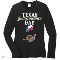 Texas Independence Day Historical State Women's Long Sleeve Shirt thumb 0