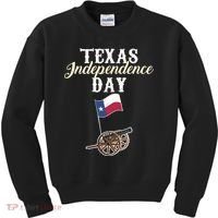 Texas Independence Day Historical State Kids Sweatshirt thumb 0