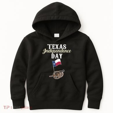 Texas Independence Day Historical State Kids Hoodie