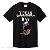 Texas Independence Day Historical State Kids T-Shirt thumb 0