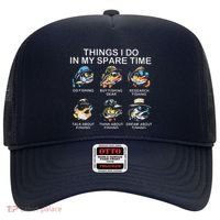 Things I Do In My Spare Time Funny Fishing Hat thumb 0