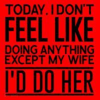 Today I Don't Feel Like Doing Anything Except My Wife I'd Do Her Gift Santa Hat thumb 1
