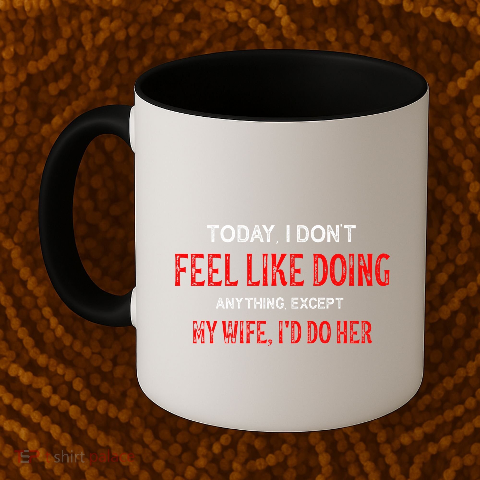 Today I Don't Feel Like Doing Anything Except My Wife I'd Do Her Gift Coffee Mug