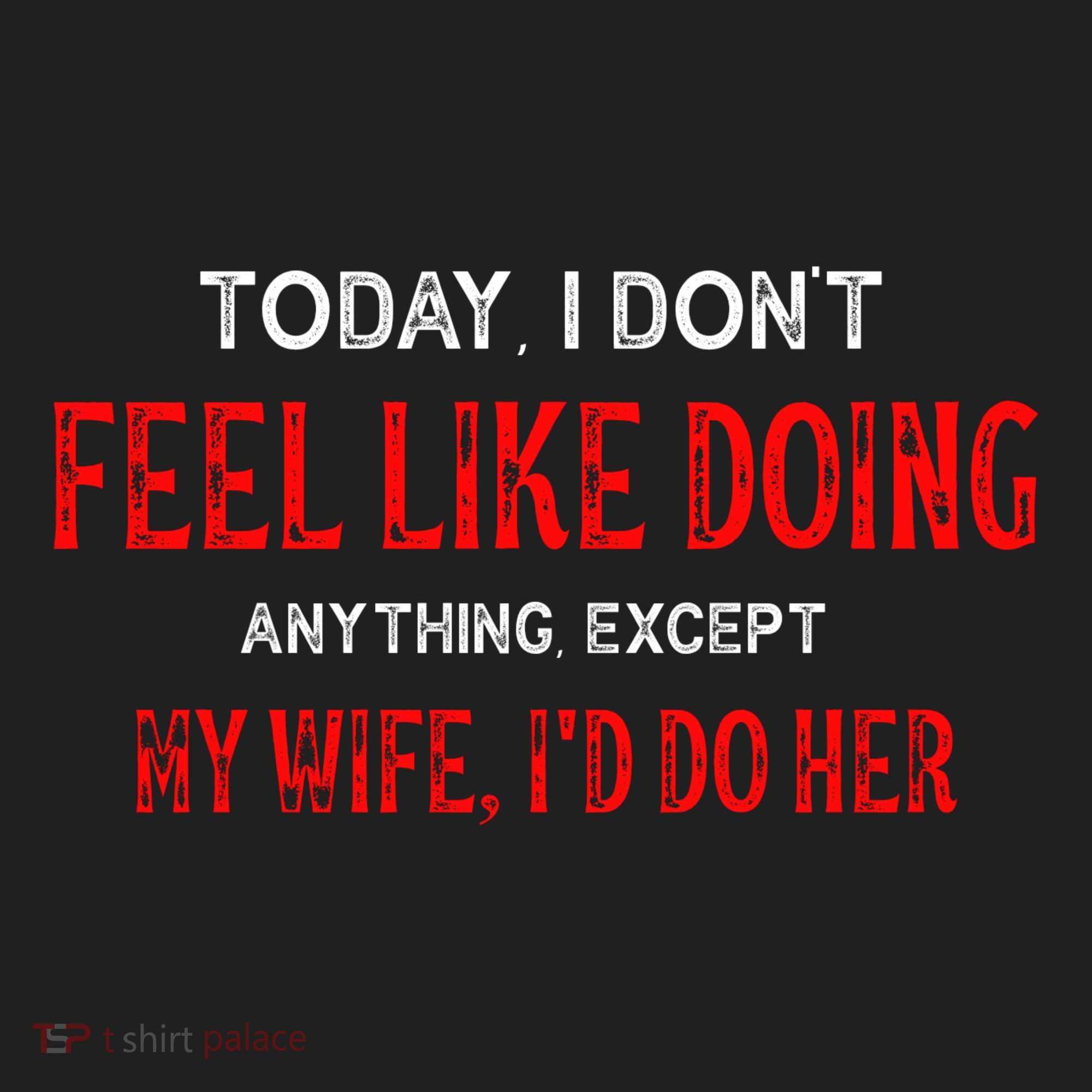 Today I Don't Feel Like Doing Anything Except My Wife I'd Do Her Gift Tumbler