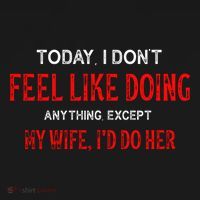 Today I Don't Feel Like Doing Anything Except My Wife I'd Do Her Gift Ornament thumb 1